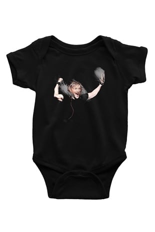 David Guetta Siyah Bebek Body - Zıbın