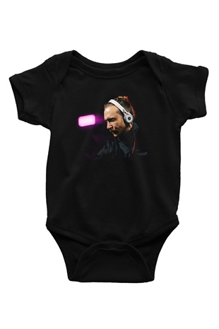 David Guetta Siyah Bebek Body - Zıbın