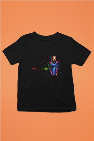 David Guetta Siyah Unisex Çocuk Tişört