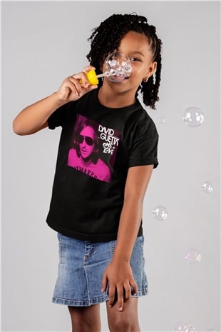 David Guetta Siyah Unisex Çocuk Tişört