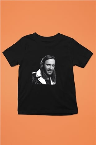 David Guetta Siyah Unisex Çocuk Tişört
