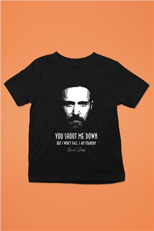 David Guetta Siyah Unisex Çocuk Tişört