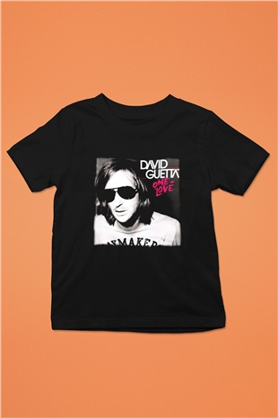 David Guetta Siyah Unisex Çocuk Tişört