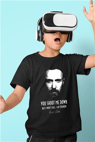 David Guetta Siyah Unisex Çocuk Tişört