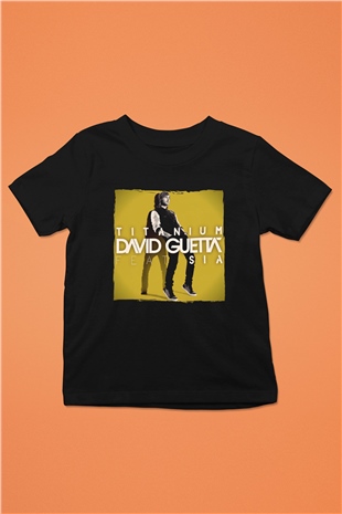 David Guetta Siyah Unisex Çocuk Tişört