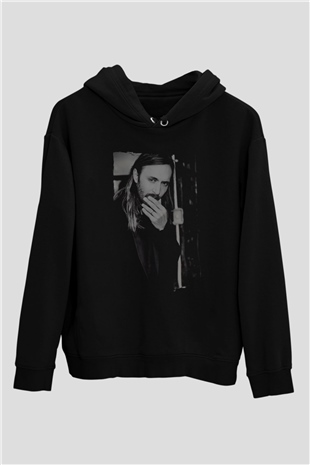 David Guetta Siyah Unisex Kapüşonlu Sweatshirt