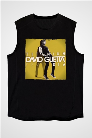 David Guetta Siyah Unisex Kolsuz Tişört