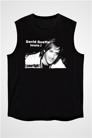 David Guetta Siyah Unisex Kolsuz Tişört