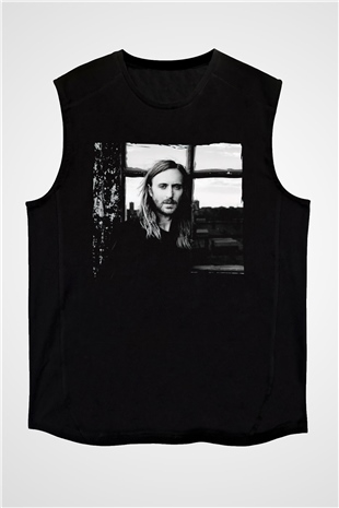 David Guetta Siyah Unisex Kolsuz Tişört