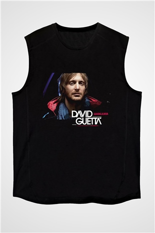 David Guetta Siyah Unisex Kolsuz Tişört