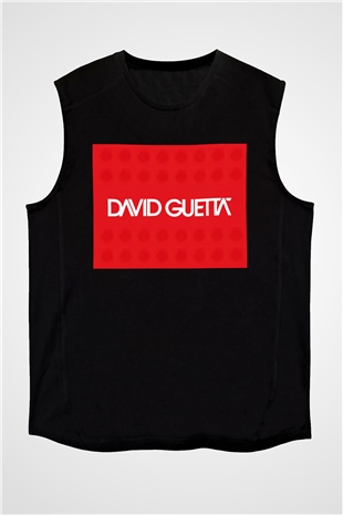 David Guetta Siyah Unisex Kolsuz Tişört