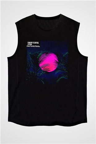 David Guetta Siyah Unisex Kolsuz Tişört