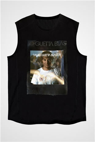 David Guetta Siyah Unisex Kolsuz Tişört