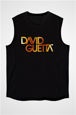 David Guetta Siyah Unisex Kolsuz Tişört