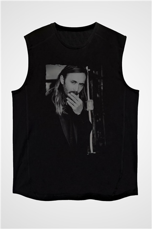 David Guetta Siyah Unisex Kolsuz Tişört