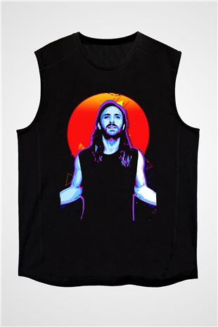 David Guetta Siyah Unisex Kolsuz Tişört