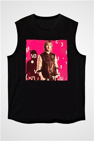 David Guetta Siyah Unisex Kolsuz Tişört