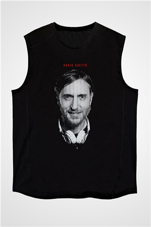 David Guetta Siyah Unisex Kolsuz Tişört