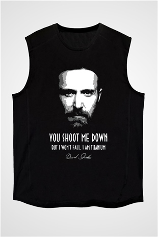 David Guetta Siyah Unisex Kolsuz Tişört