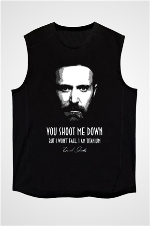 David Guetta Siyah Unisex Kolsuz Tişört