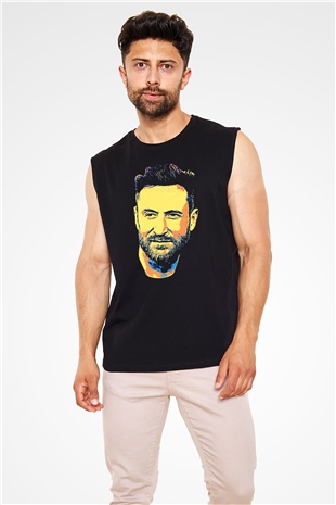 David Guetta Siyah Unisex Kolsuz Tişört
