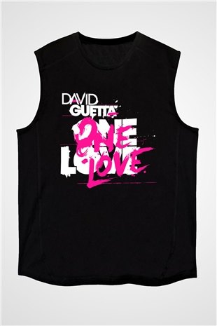 David Guetta Siyah Unisex Kolsuz Tişört