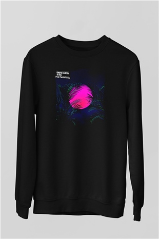 David Guetta Siyah Unisex Sweatshirt