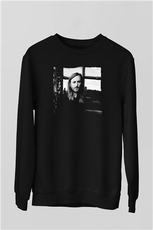 David Guetta Siyah Unisex Sweatshirt