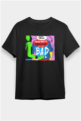 David Guetta Siyah Unisex Tişört T-Shirt - TişörtFabrikası