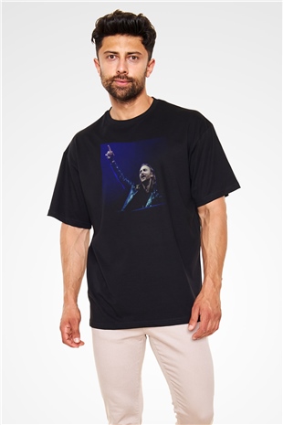 David Guetta Siyah Oversize Tişört Oversize T-shirt - TişörtFabrikası