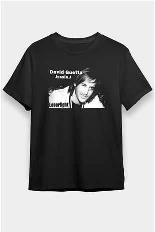 David Guetta Siyah Unisex Tişört T-Shirt - TişörtFabrikası