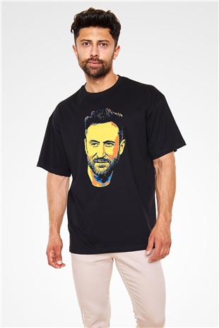 David Guetta Siyah Oversize Tişört Oversize T-shirt - TişörtFabrikası