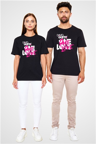 David Guetta Siyah Unisex Tişört T-Shirt - TişörtFabrikası