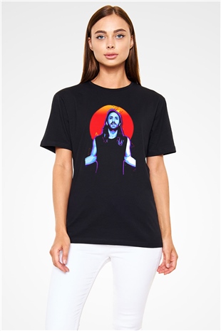 David Guetta Siyah Unisex Tişört T-Shirt - TişörtFabrikası