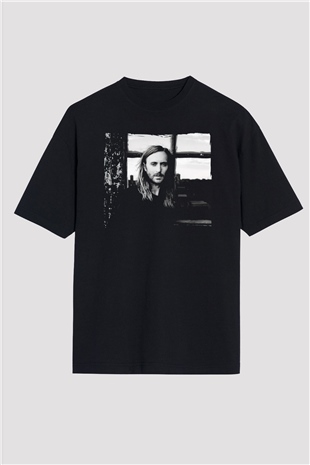 David Guetta Siyah Oversize Tişört Oversize T-shirt - TişörtFabrikası