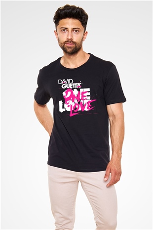 David Guetta Siyah Unisex Tişört T-Shirt - TişörtFabrikası