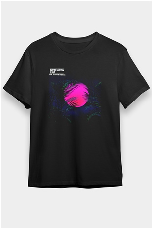 David Guetta Siyah Unisex Tişört T-Shirt - TişörtFabrikası