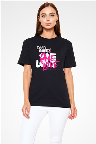 David Guetta Siyah Unisex Tişört T-Shirt - TişörtFabrikası