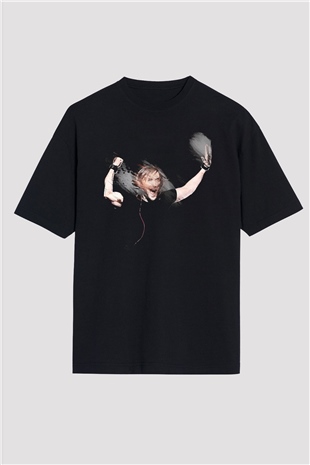 David Guetta Siyah Oversize Tişört Oversize T-shirt - TişörtFabrikası