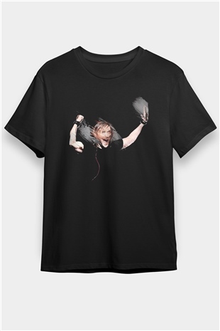 David Guetta Siyah Unisex Tişört T-Shirt - TişörtFabrikası