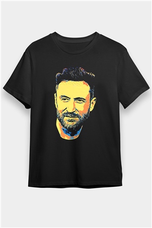 David Guetta Siyah Unisex Tişört T-Shirt - TişörtFabrikası
