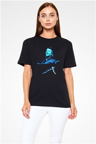 David Guetta Siyah Unisex Tişört T-Shirt - TişörtFabrikası