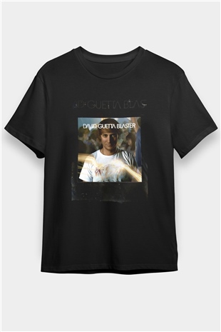 David Guetta Siyah Unisex Tişört T-Shirt - TişörtFabrikası