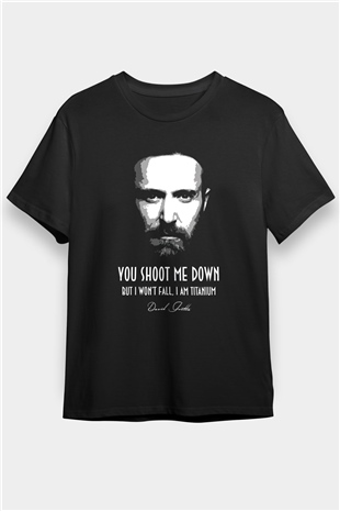 David Guetta Siyah Unisex Tişört T-Shirt - TişörtFabrikası