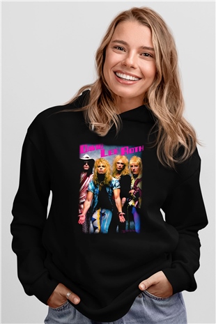 David Lee Roth Band Siyah Unisex Hoodie