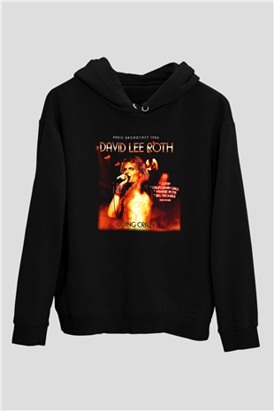 David Lee Roth Band Siyah Unisex Hoodie