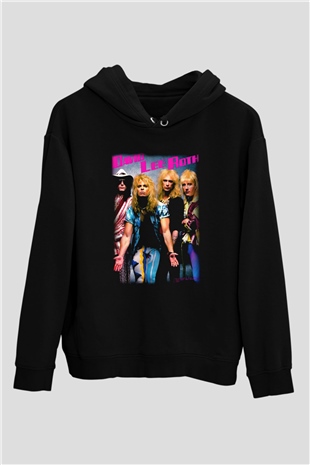 David Lee Roth Band Siyah Unisex Hoodie