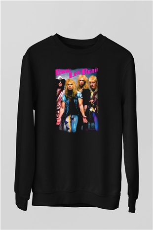 David Lee Roth Band Siyah Unisex Sweatshirt