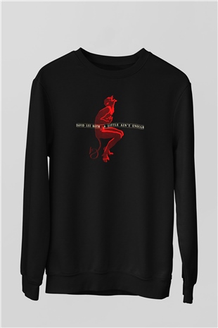 David Lee Roth Band Siyah Unisex Sweatshirt