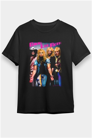 David Lee Roth Band Siyah Unisex Tişört T-Shirt - TişörtFabrikası